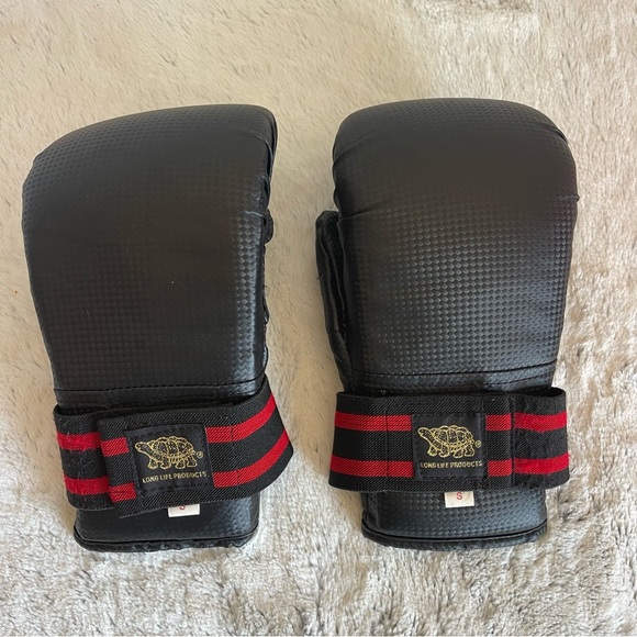 Ataiwee Other - Child Youth Small Taekwondo Martial Arts Hand SPARRING GLOVES Gear Pad Black